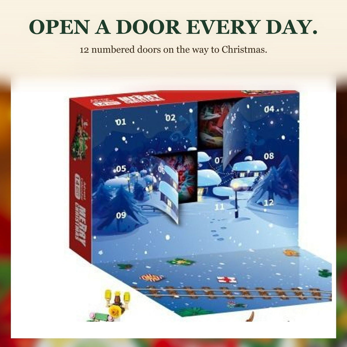 12-Day Christmas Advent Calendar – 14 Brick Builds Multi-Colour