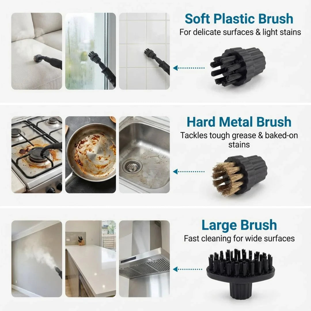 Handheld Steam Cleaner 1500W – High Temperature Professional Cleaning Machine