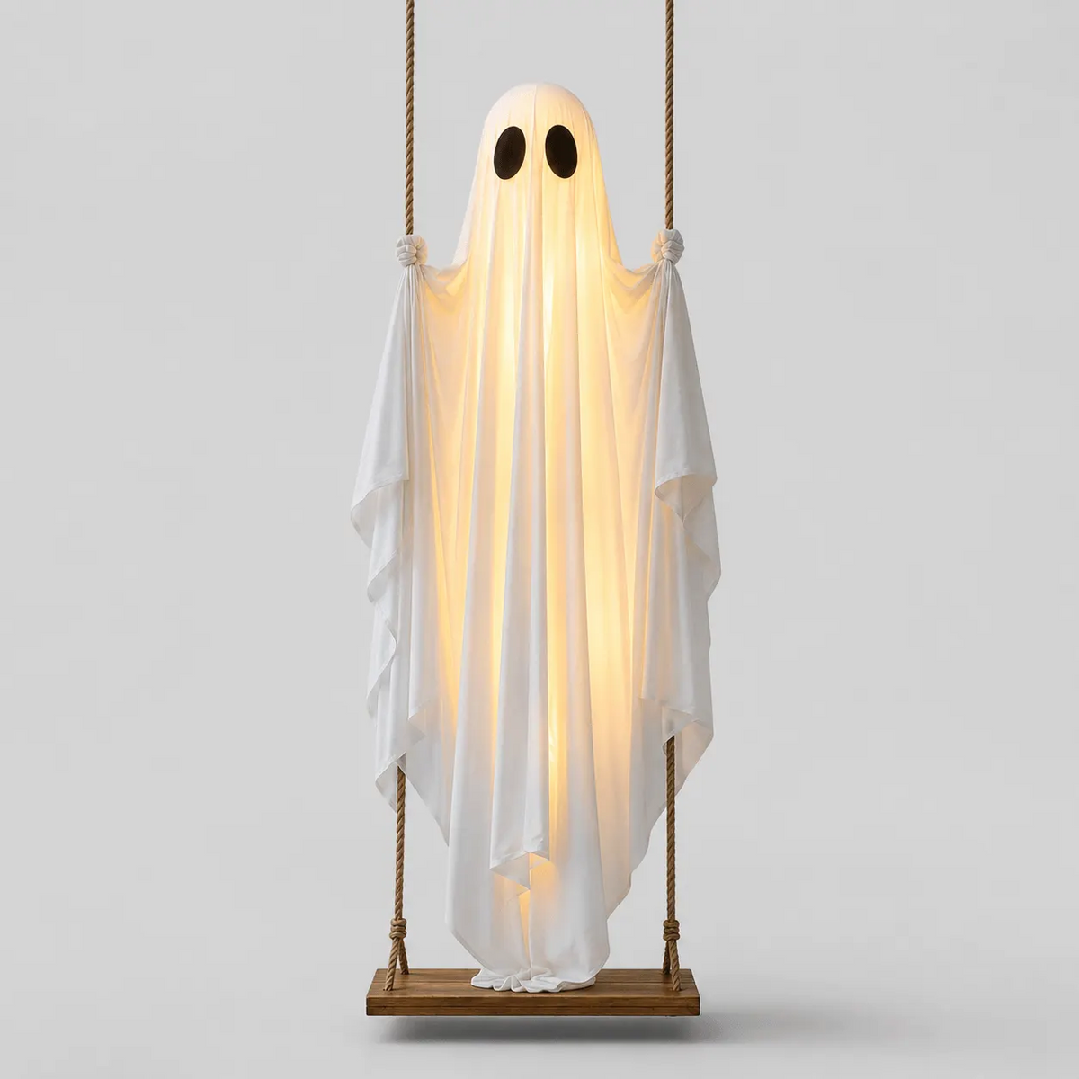 5FT Hanging Ghost Halloween Decoration with LED Lights