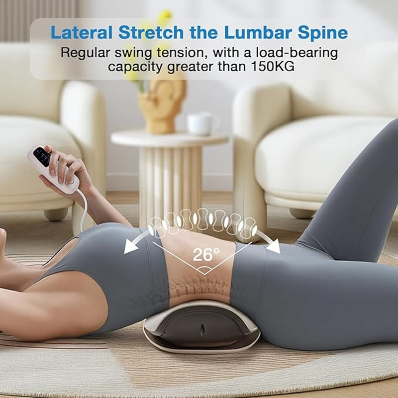 Lumbar Massager with Heat Therapy & Dynamic Traction Relief