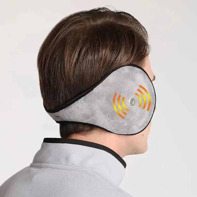 Plush Winter Ear Muffs for Men & Women – Foldable Ear Warmer