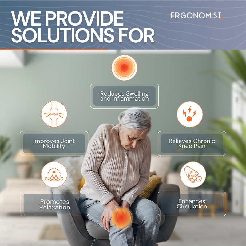 Infrared Knee Massager with Heat & Vibration Therapy