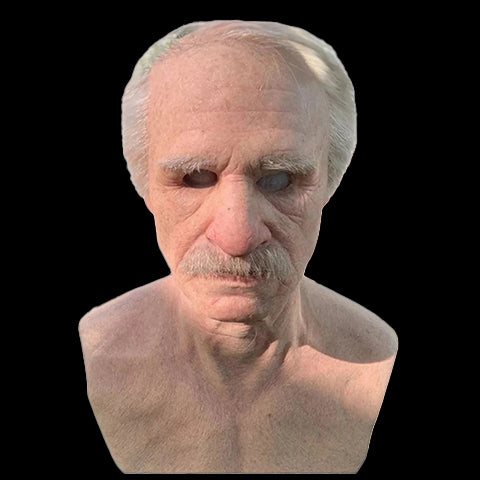 Silicone Elderly Mask – Hyper Realistic Old Man Halloween Costume