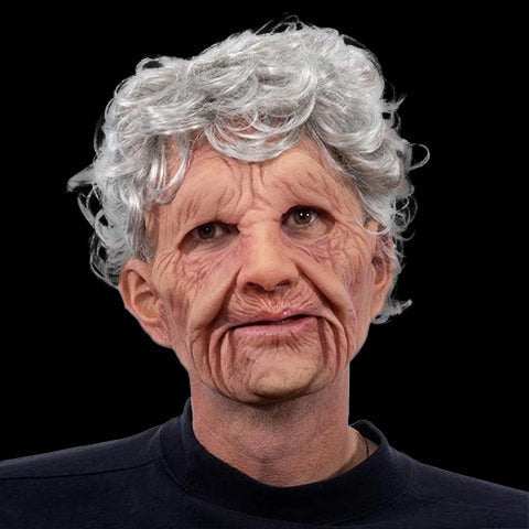 Silicone Elderly Mask – Hyper Realistic Old Man Halloween Costume
