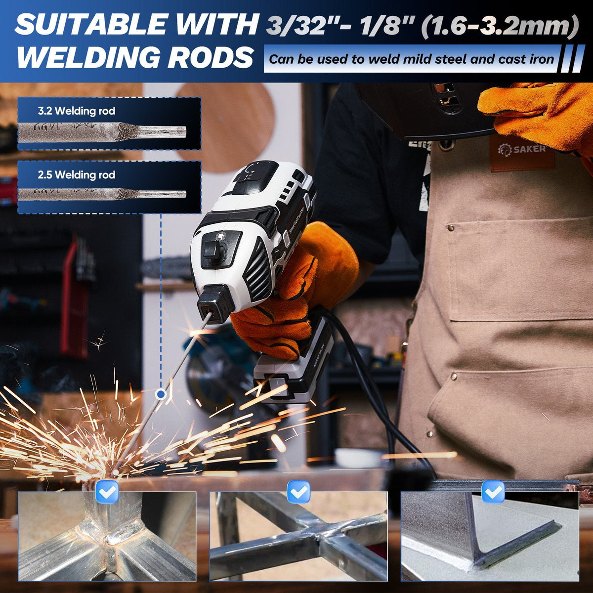 110V Portable Welding Machine with Inverter Technology