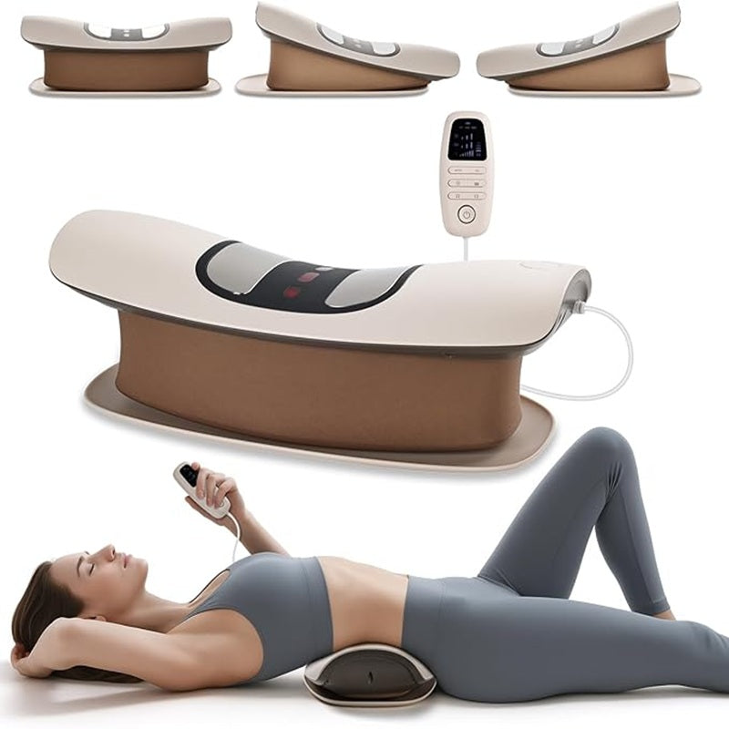 Lumbar Massager with Heat Therapy & Dynamic Traction Relief