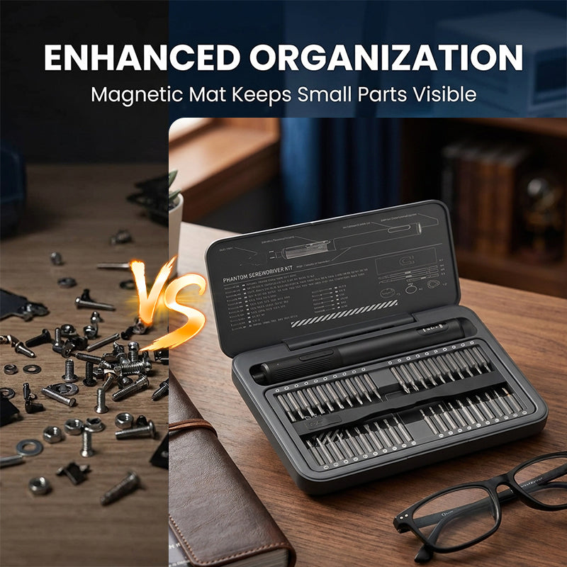 Rechargeable Mini Electric Screwdriver with 95-Piece Precision Repair Kit
