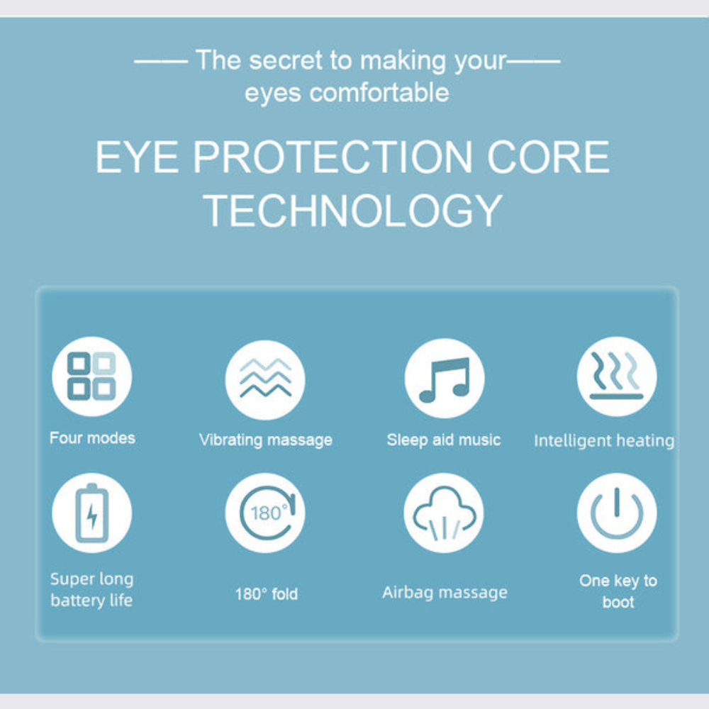 Electric Eye Massager for Screen Strain Relief & Headaches