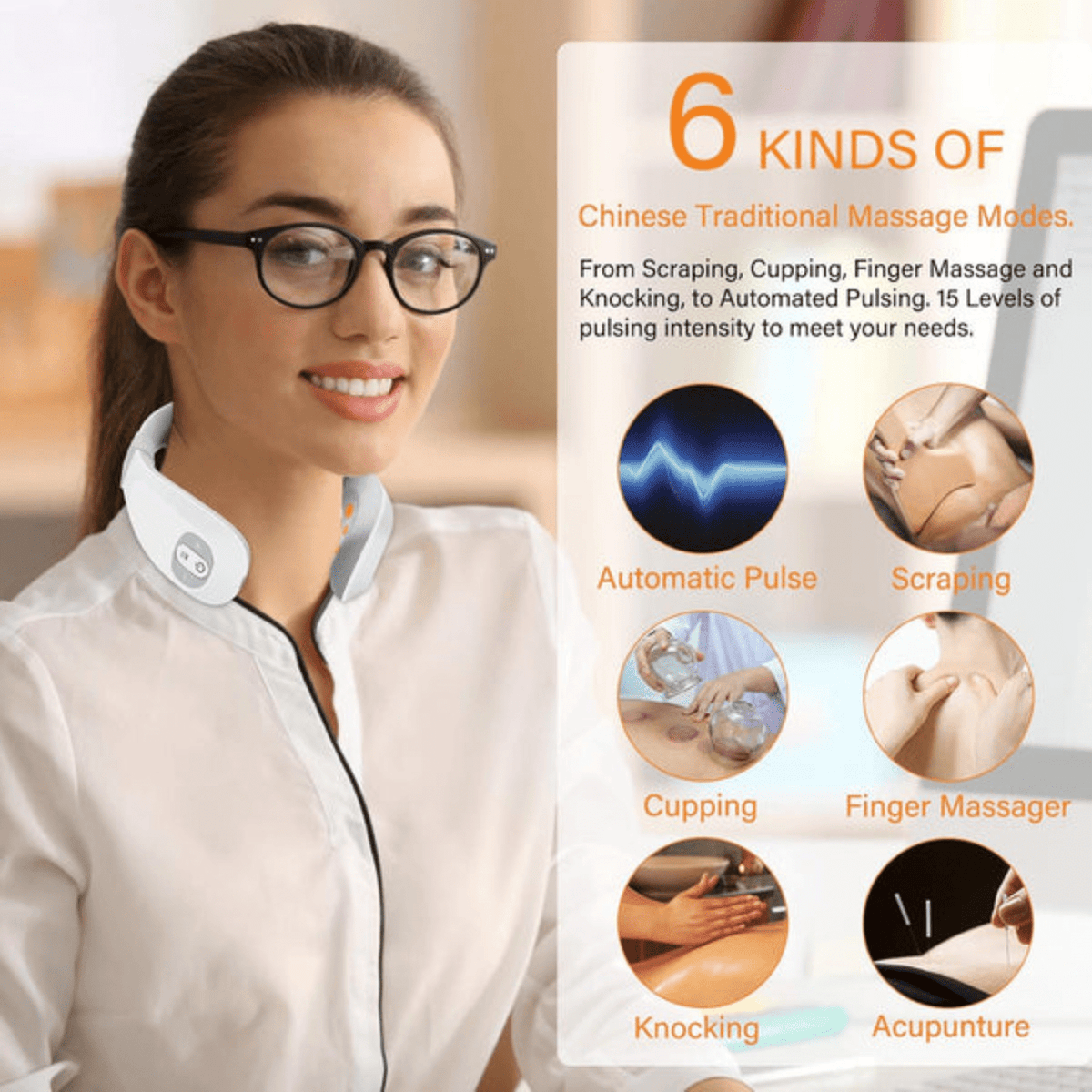Portable Neck Massager – Professional Relief Device