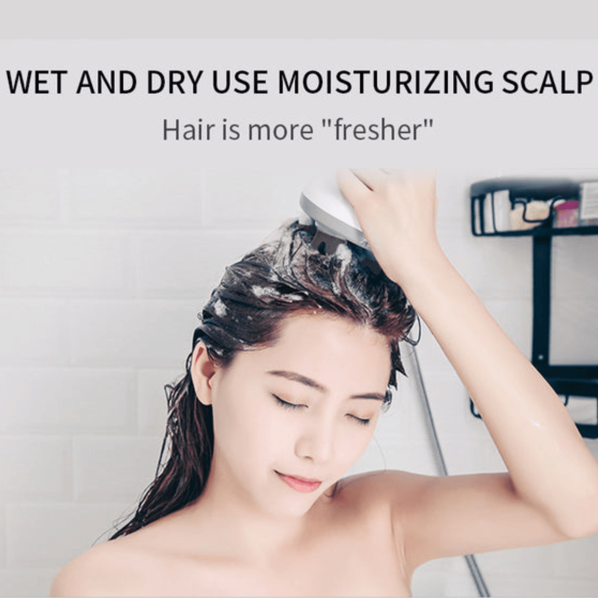 Electric Head Scalp Massager with Red Light Therapy – PRO