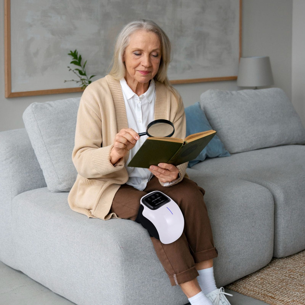 Infrared Knee Massager with Heat & Vibration Therapy