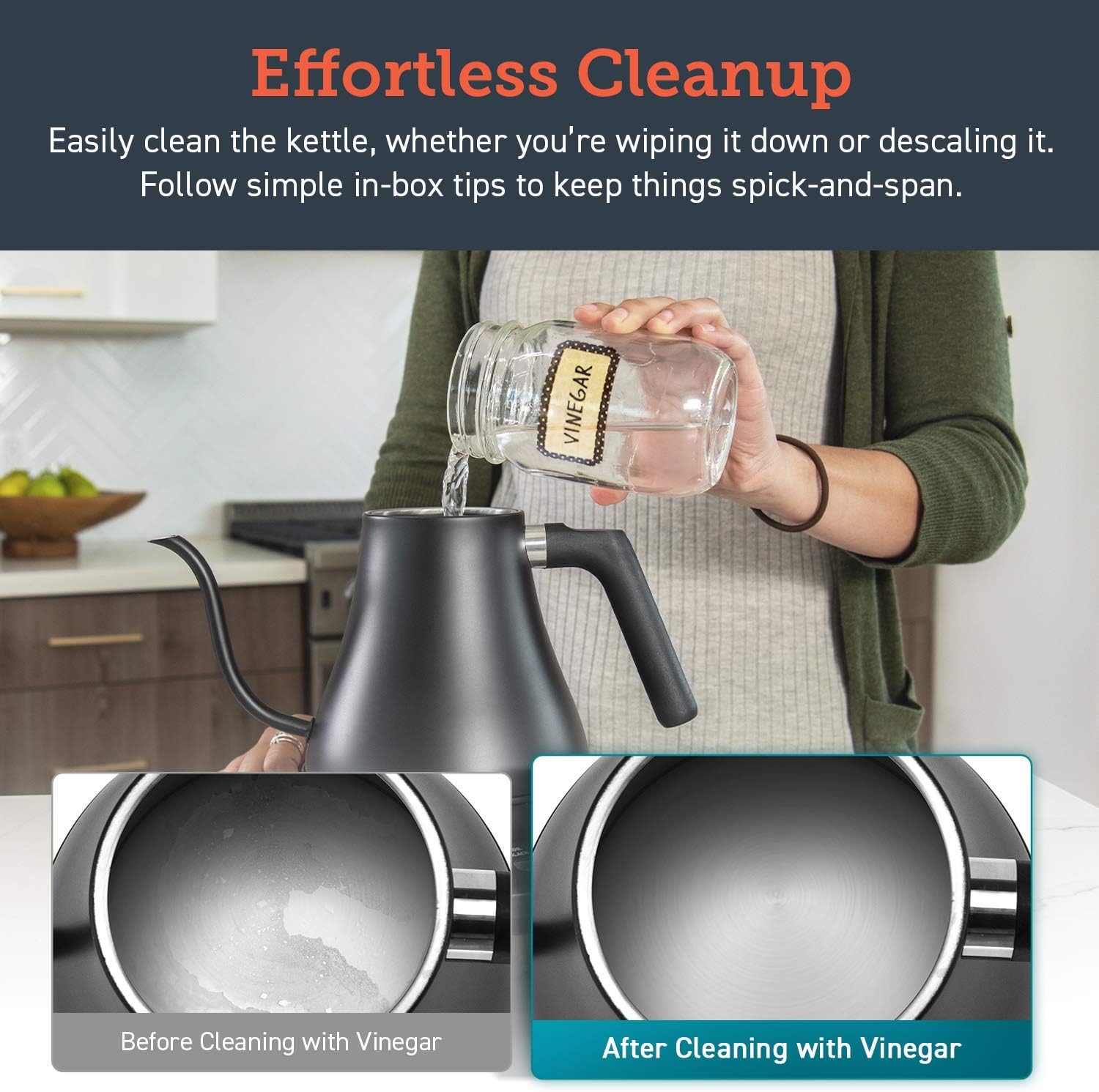 Belro Electric Gooseneck Kettle with Temperature Control