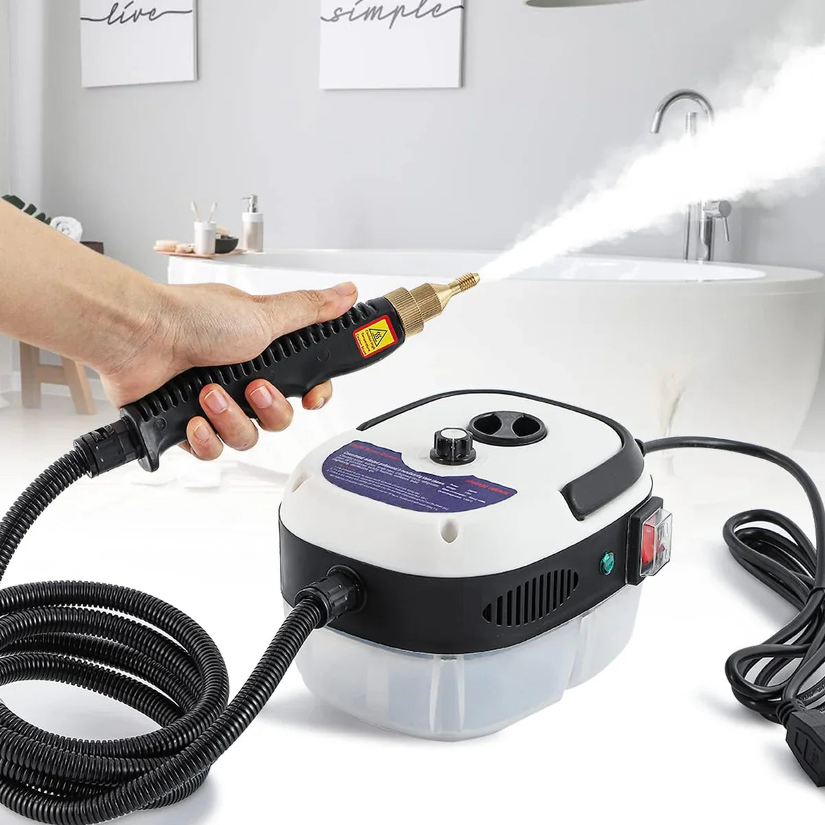 Handheld Steam Cleaner 1500W – High Temperature Professional Cleaning Machine