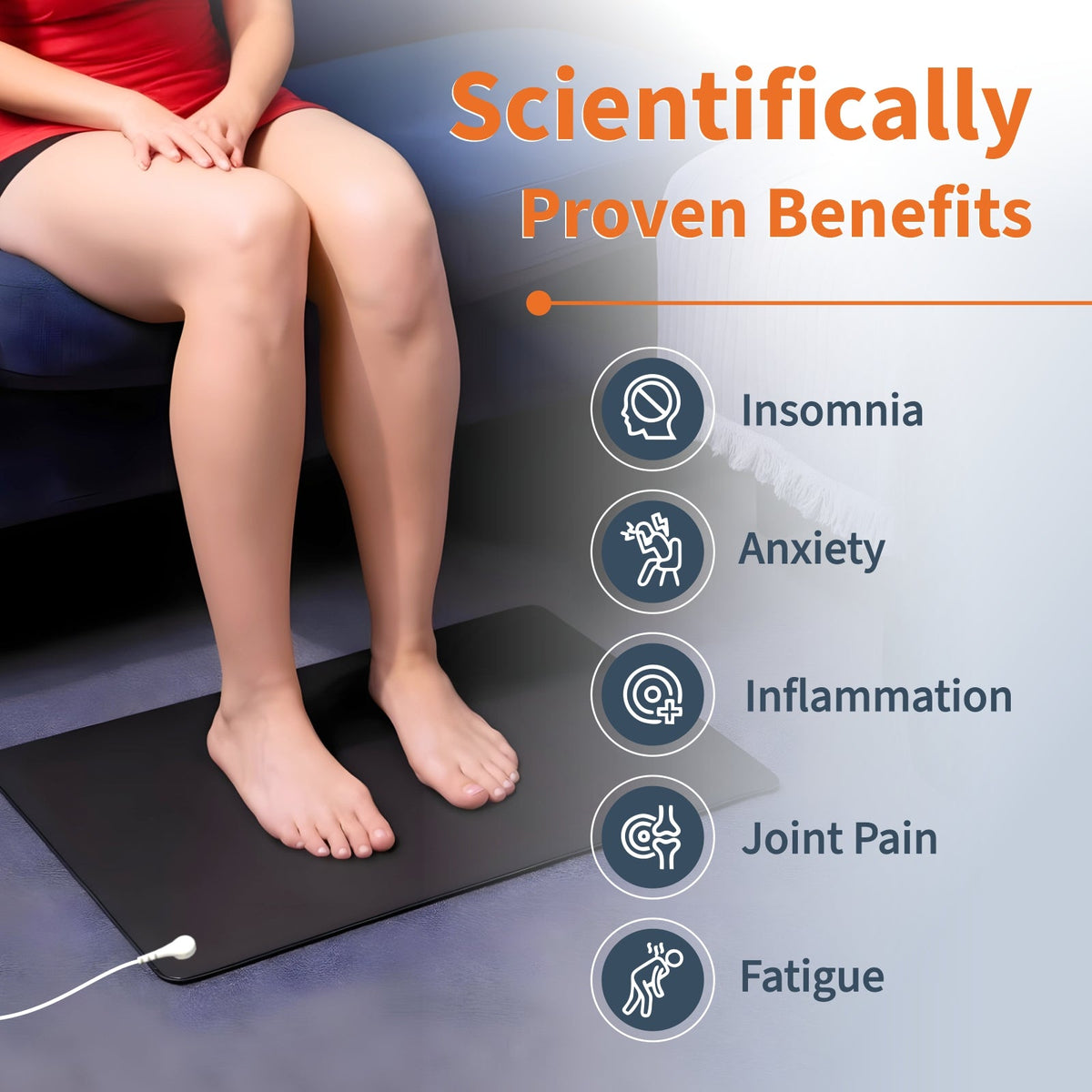 Earthing Grounding Mat for Pain Relief & Wellness