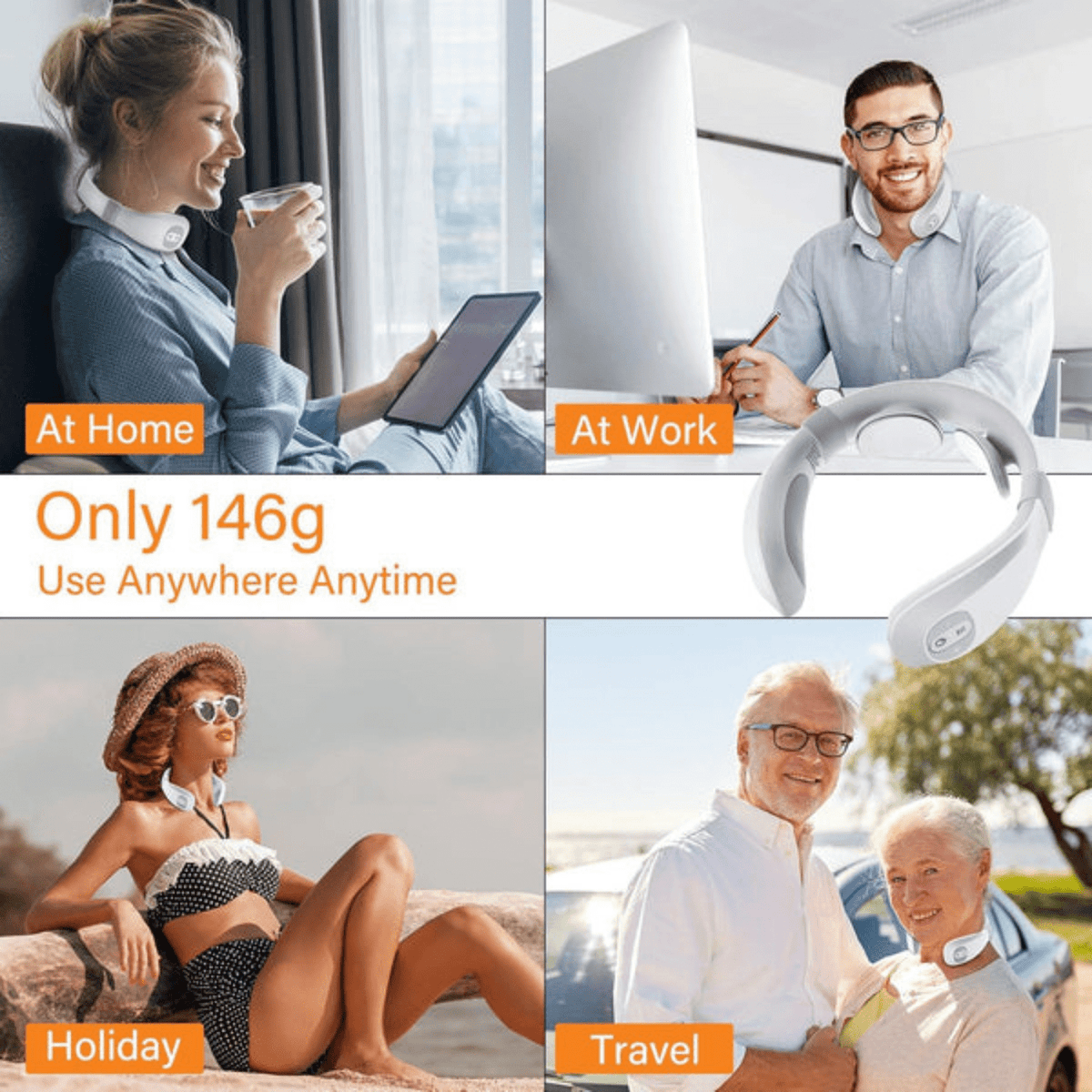 Portable Neck Massager – Professional Relief Device