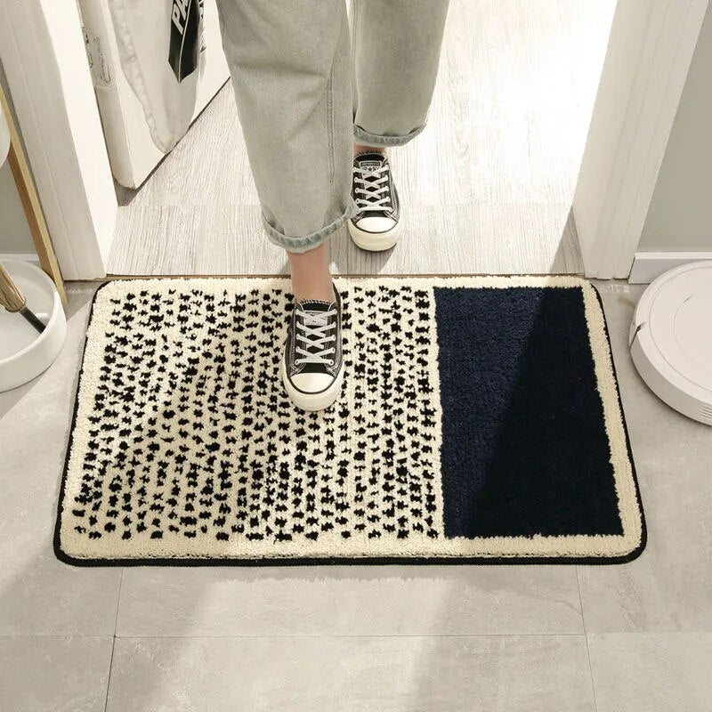 Retro Bath Mat – Anti-Slip Bathroom Rug for Modern Homes