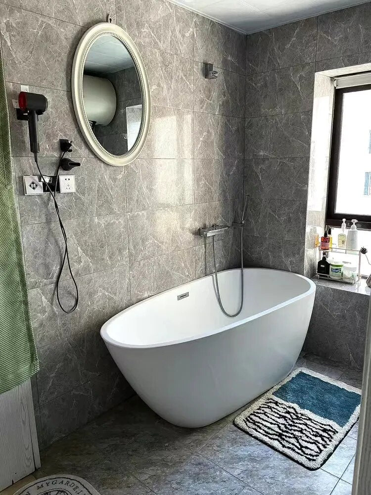 Retro Bath Mat – Anti-Slip Bathroom Rug for Modern Homes