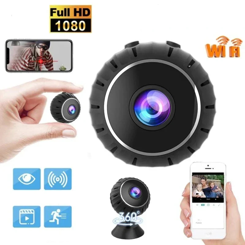 Compact Wireless Security Camera – 1080P Smart Home Surveillance