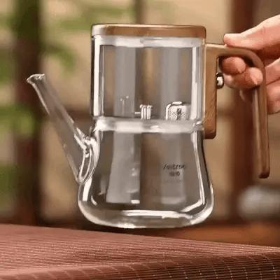 Borosilicate Glass Teapot with Magnetic Infuser | Heat Resistant