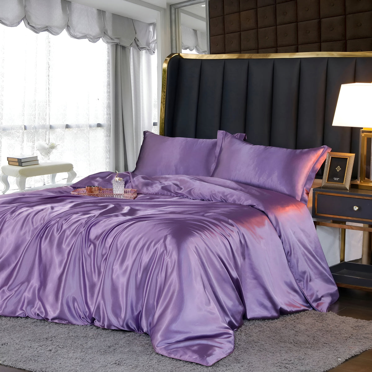 Mulberry Silk Bedding Set – Soft Sheets & Pillowcases