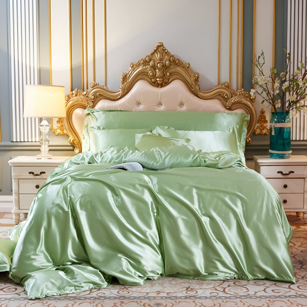Mulberry Silk Bedding Set – Soft Sheets & Pillowcases