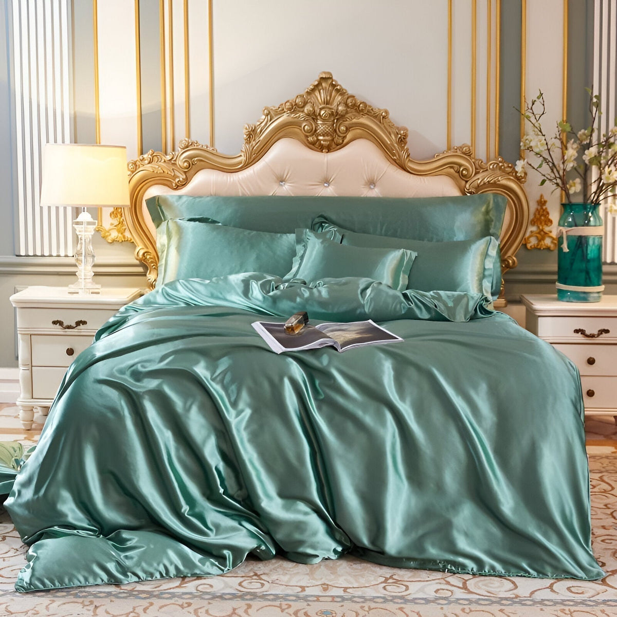 Mulberry Silk Bedding Set – Soft Sheets & Pillowcases