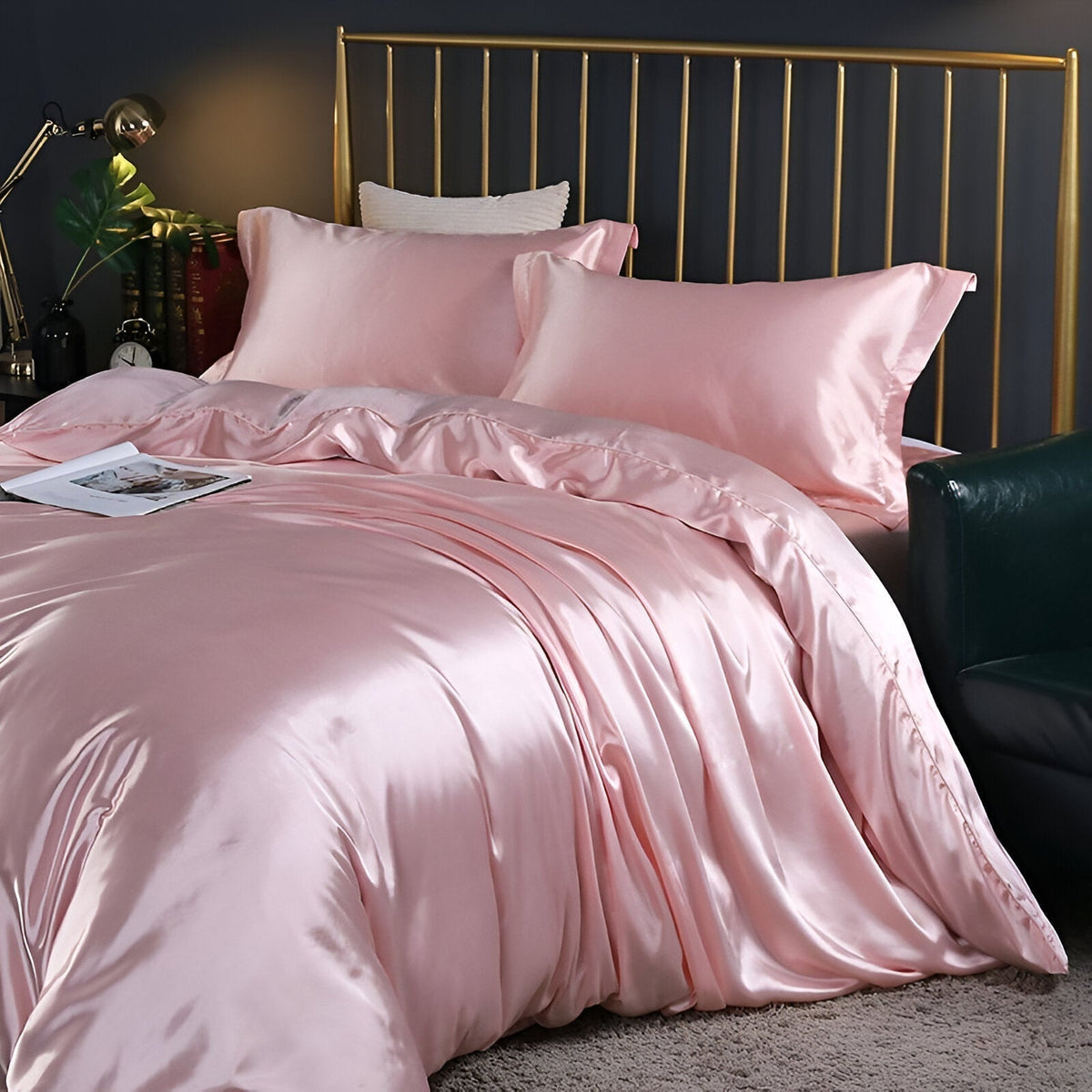 Mulberry Silk Bedding Set – Soft Sheets & Pillowcases