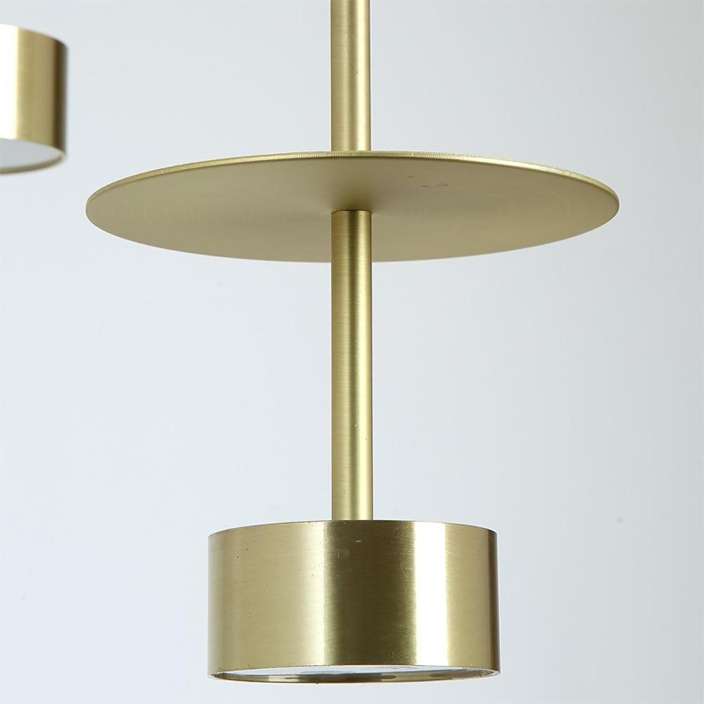 Gold Metal Pendant Light for Kitchen Island – Adjustable LED Fixture