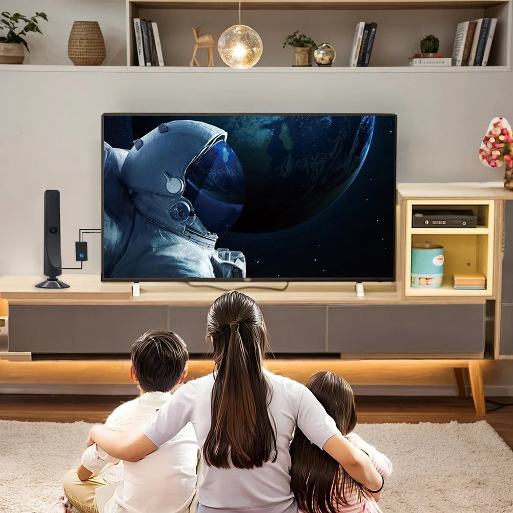 4K Digital TV Antenna with Signal Booster – 50 Mile Range