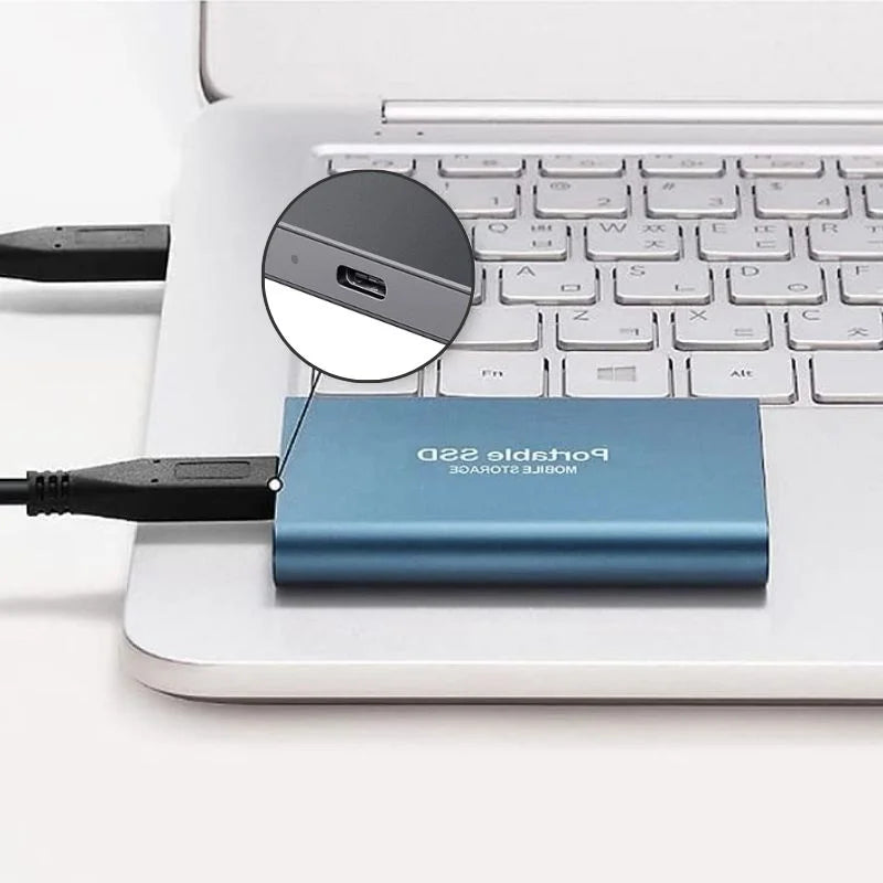 External SSD for PS5 Xbox USB-C 1TB–30TB Aluminum