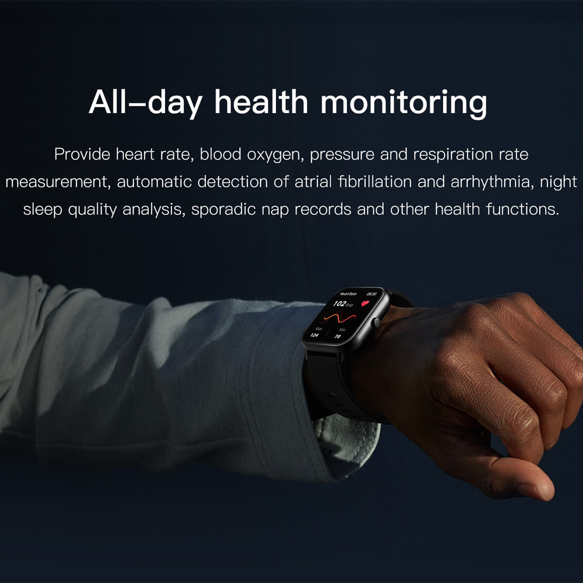 Smart Watch 1.8" HD Display – Fitness Tracker with GPS