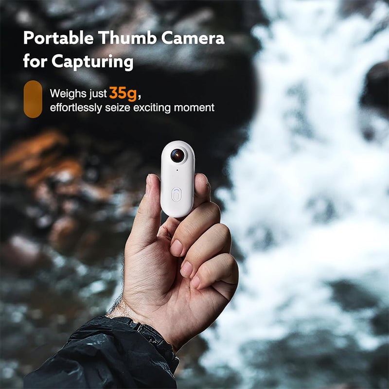 Magnetic 4K Action Camera with Wide-Angle Lens