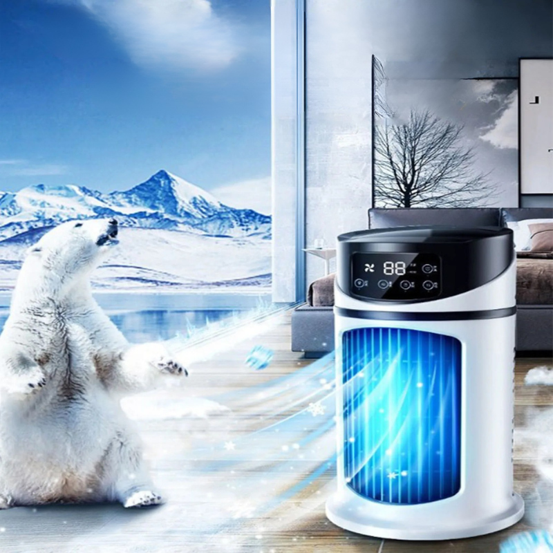 Portable Air Conditioner with Humidifier & Fan – USB Powered