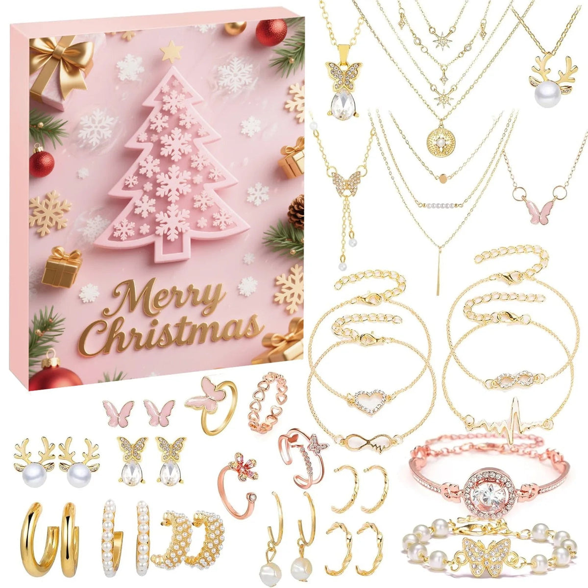 Kids' Advent Calendar – 24-Day Christmas Countdown with Accessories