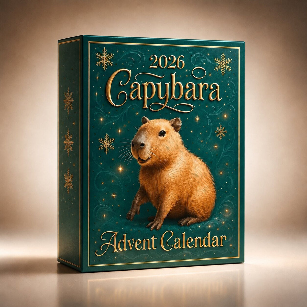 Capybara Advent Calendar 24 Days Christmas Countdown 2026