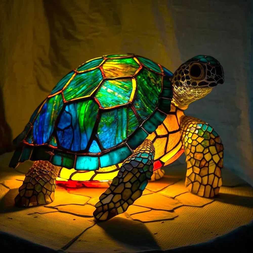 Stained Glass Animal Table Lamp with 20+ Unique Designs