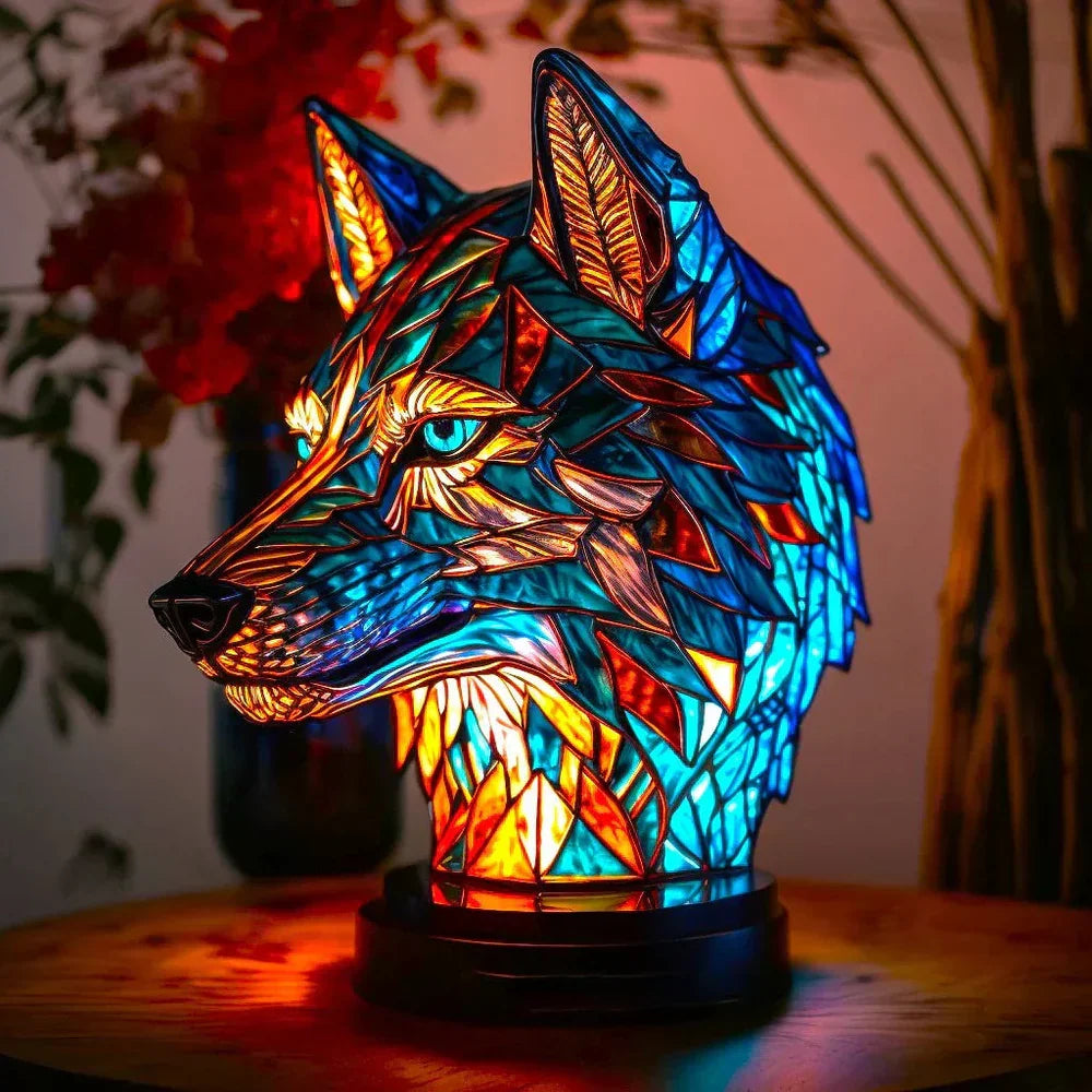 Stained Glass Animal Table Lamp with 20+ Unique Designs