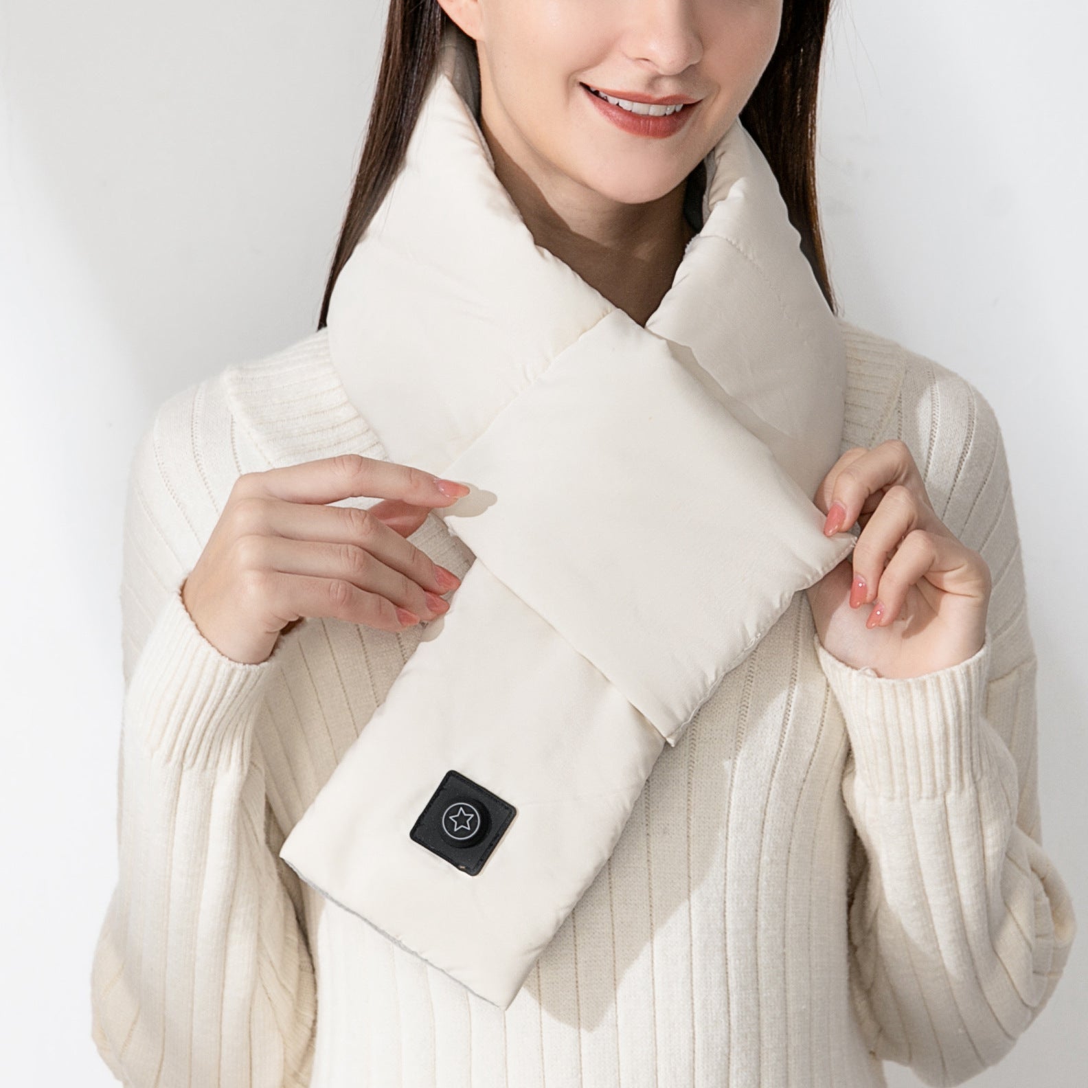 Electric Heating Scarf – USB Rechargeable Neck Warmer