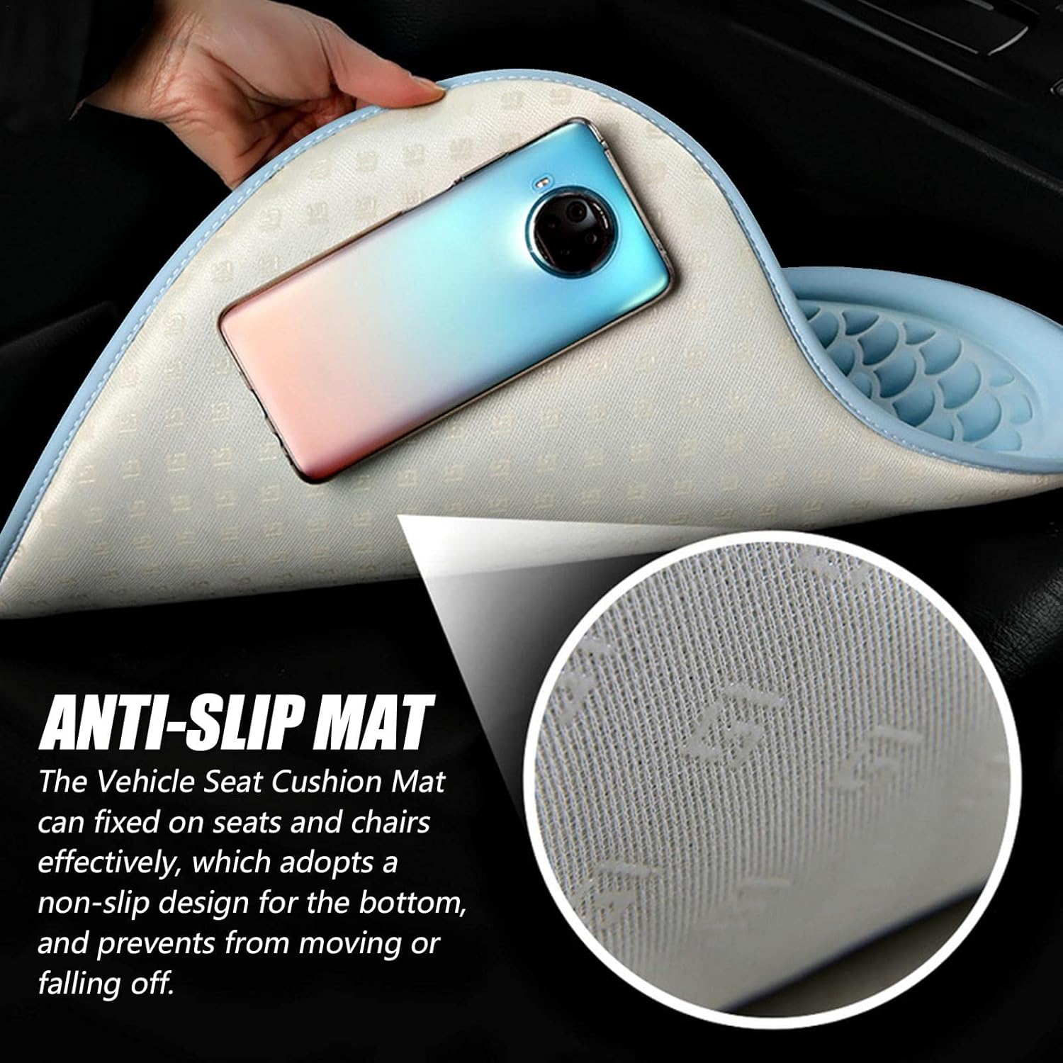 Cooling Gel Car Seat Cushion – Breathable Support for Long Drives