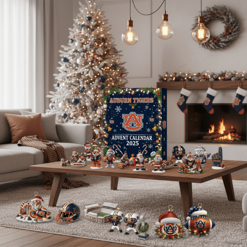 25-Day Advent Calendar with Sequential Numbered Doors