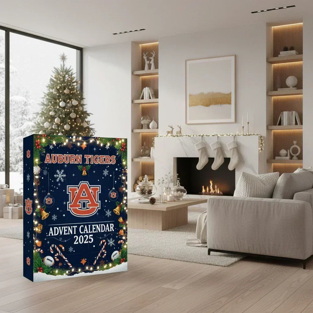 25-Day Advent Calendar with Sequential Numbered Doors