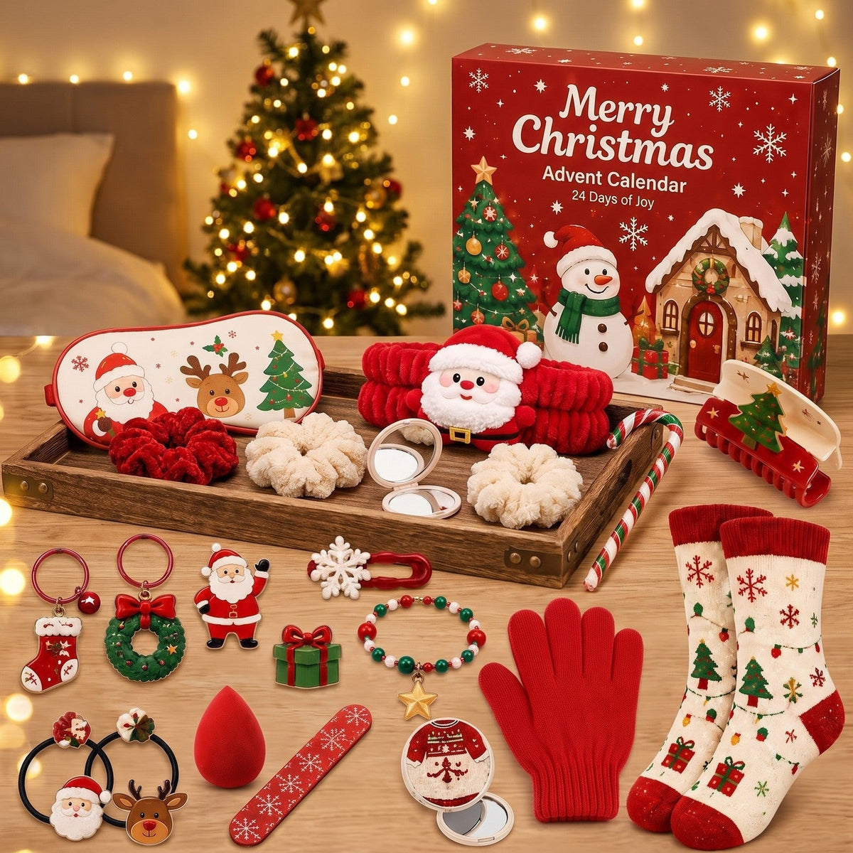 Christmas Advent Calendar – 24 Days Hair Spa Beauty Winter Gifts