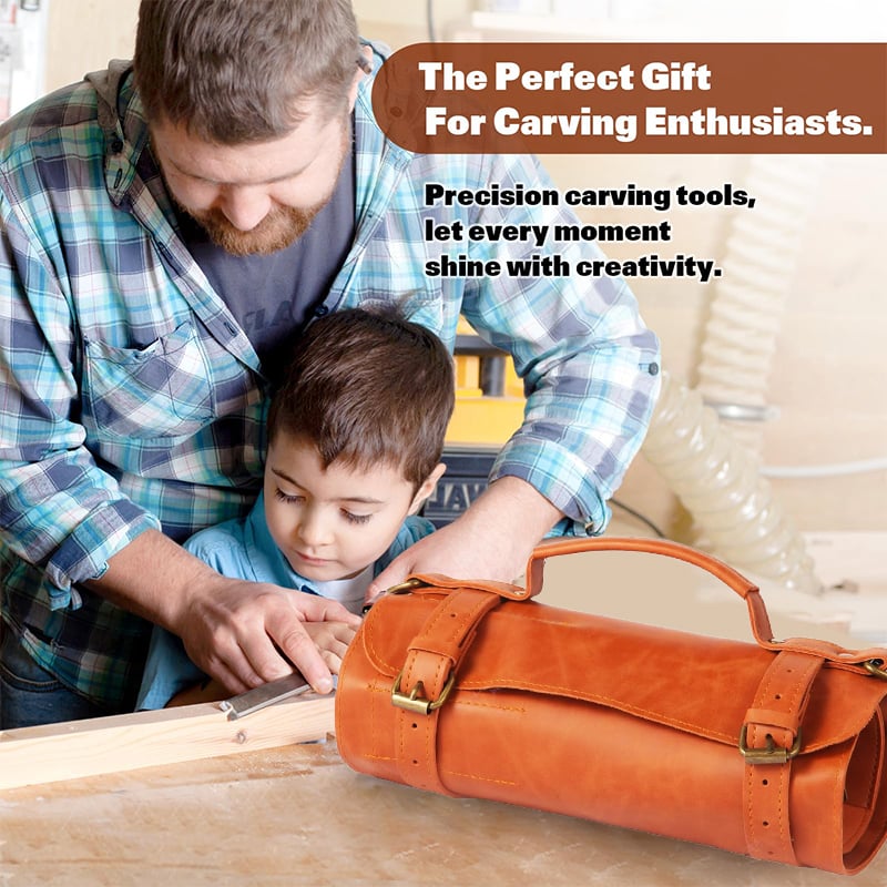 Wood Carving Kit for Beginners – 12-Piece Starter Set with Tools