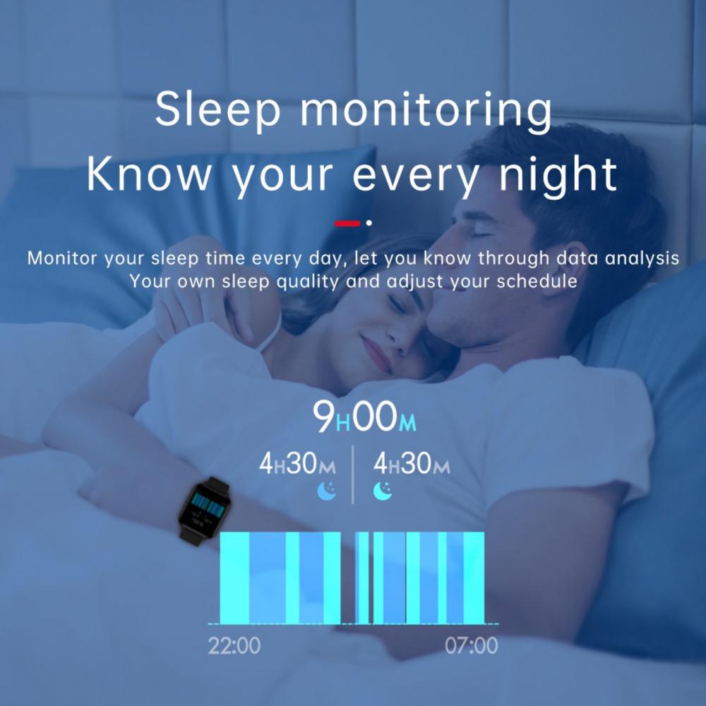 Smart Fitness Watch with Heart Rate Monitor & Waterproof Design