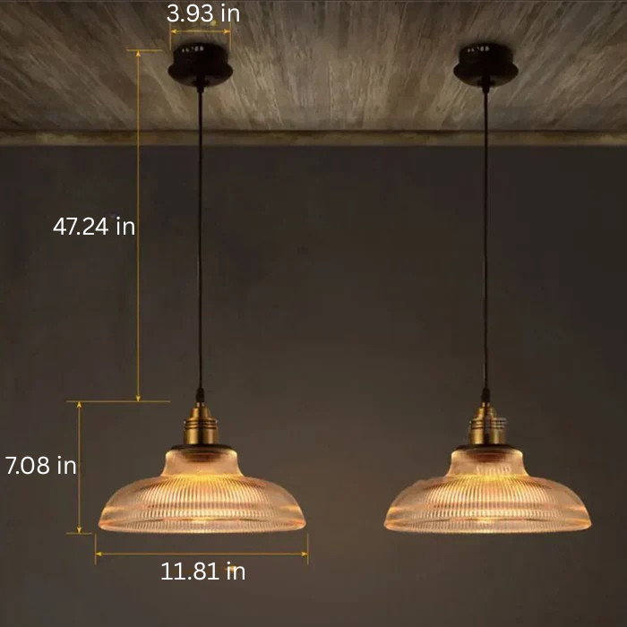Glass Pendant Lamp – Modern Crystal Lighting for Any Room
