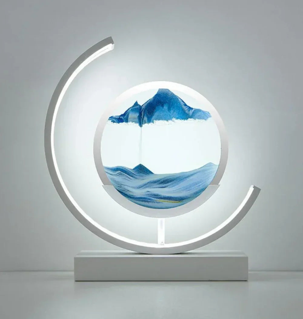 Sand Landscape Lamp – Handmade Desert LED Lighting Décor