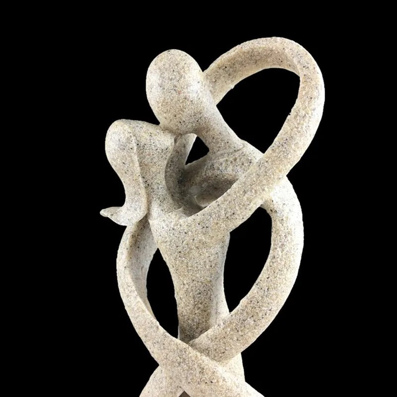 Abstract Resin Figurine Statue – Modern Home Decor Art Piece