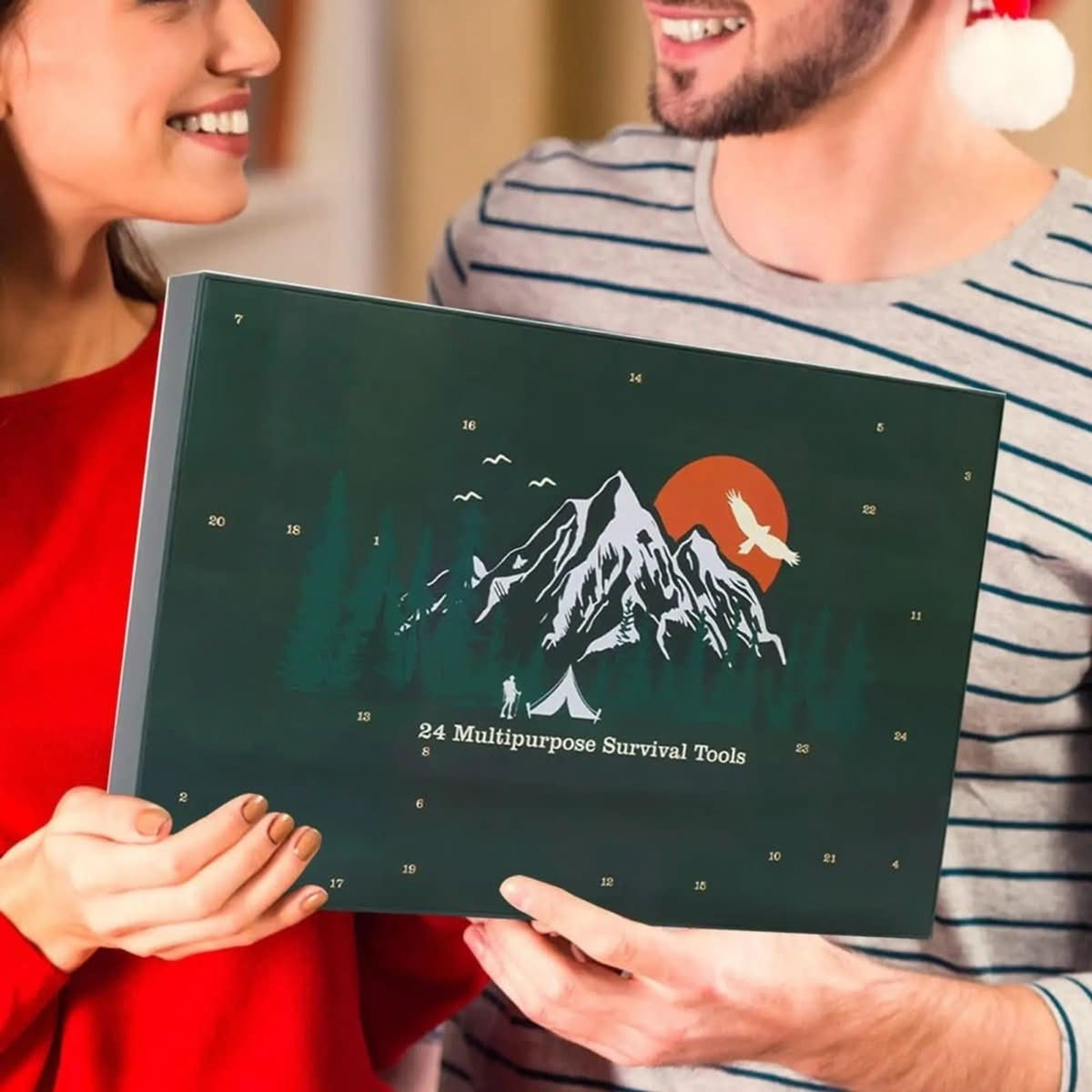 Men's 24-Piece Outdoor Tools Advent Calendar – Daily Adventure