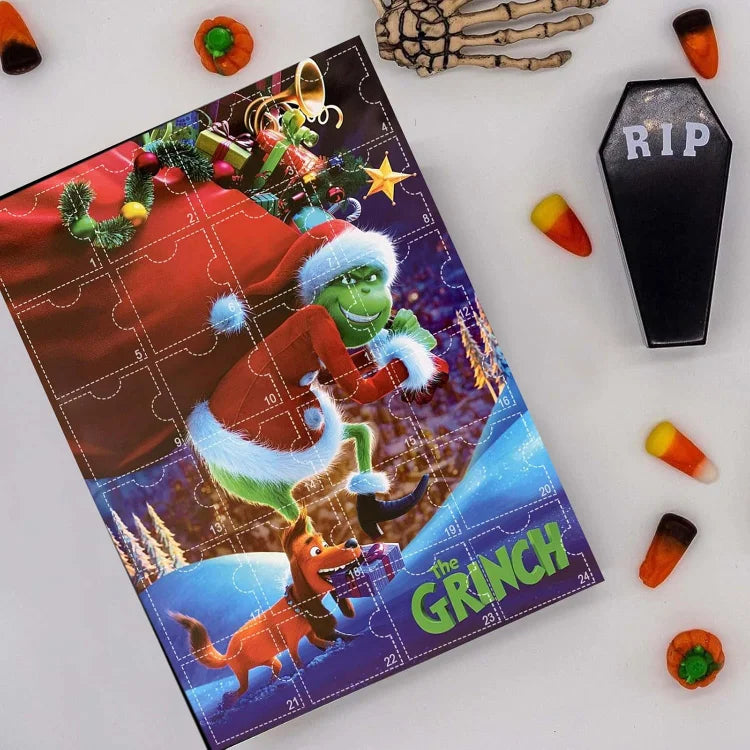 Advent Calendar with 24 Daily Surprises – Green Numbered Countdown