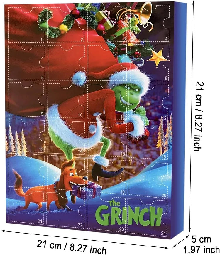 Advent Calendar with 24 Daily Surprises – Green Numbered Countdown